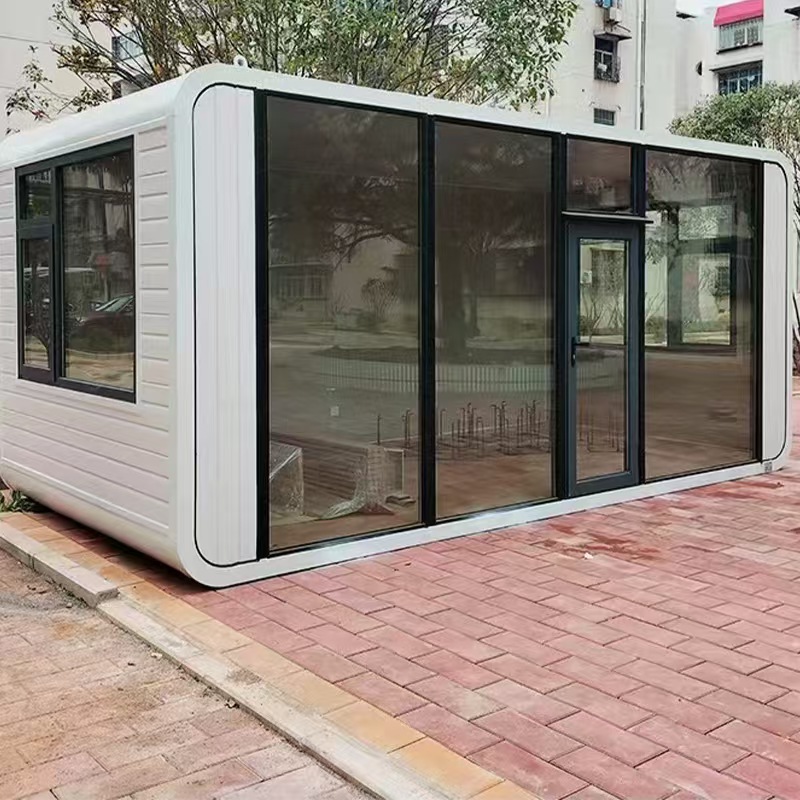 20ft Apple Cabin-white color